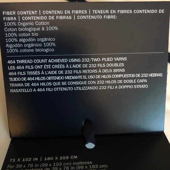 Ralph Lauren Organic Cotton Percale Palmer Twin Flat Sheet White Polo Navy New - Picture 8 of 10